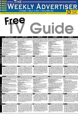 7 day tv guide melbourne.